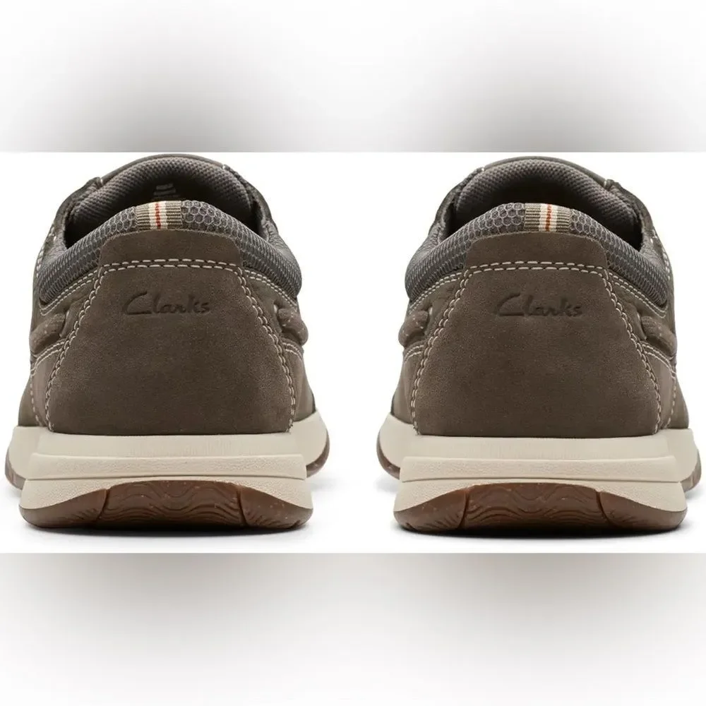 Clarks men’s Sailview lace men’s leather lace up sneakers • Sz 13